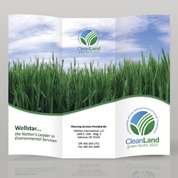 Logo design for Clean Land Green Farms by xowu