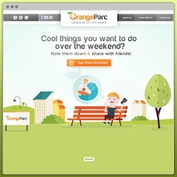 Logo design for OrangeParc by zainab.co