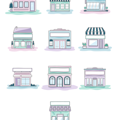 Store front illustrations